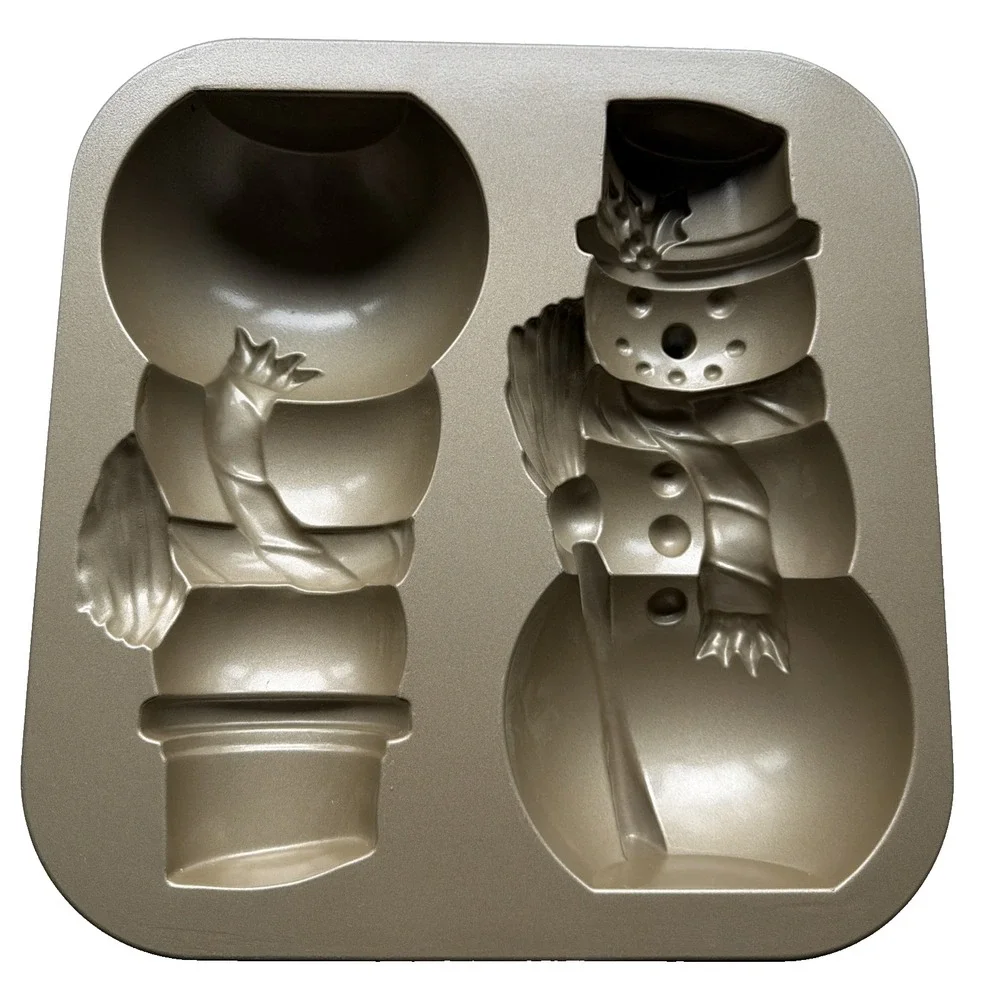 Nordic Ware‎ 3D Snowman - Holiday Baking Cake Pan -10 Cup Tall